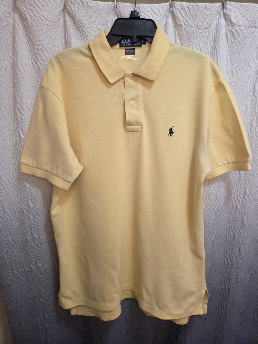 Polo by Ralph Lauren Men’s Yellow Classic Pique Polo Shirt